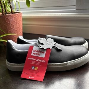 Mellow Walk Jessica Women's Leather Slip-on Steel Toe SD+ Work Shoe 482072